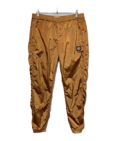STONE ISLAND（ストーンアイランド）STONE ISLAND (ストーンアイランド) NYLON METAL TRACK PANTS ブラウン サイズ:Lの古着・服飾アイテム
