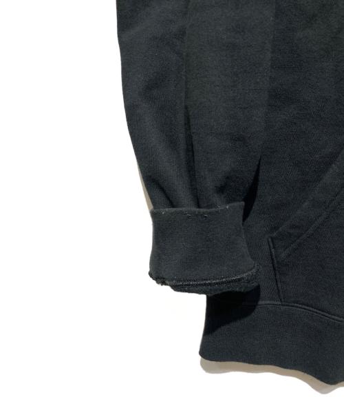 NIKE（ナイキ）NIKE (ナイキ) SUPREME (シュプリーム) 19FW Leather Applique Hooded Sweatshirt ブラック サイズ:Mの古着・服飾アイテム