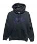 NIKE（ナイキ）の古着「19FW Leather Applique Hooded Sweatshirt」｜ブラック