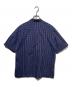 Supreme (シュプリーム) 24SS Loose Fit Mini Plaid S/S Shirt ネイビー サイズ:M：20000円