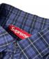 中古・古着 Supreme (シュプリーム) 24SS Loose Fit Mini Plaid S/S Shirt ネイビー サイズ:M：20000円