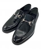 GUCCIグッチ）の古着「ホースビットローファー」｜ブラック