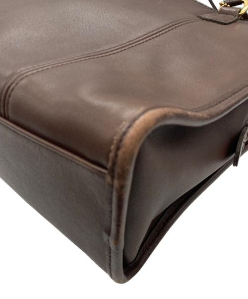 COACH（コーチ）COACH (コーチ) レザーハンドバッグ ブラウンの古着・服飾アイテム