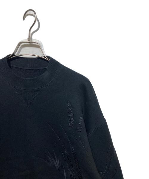 Mame Kurogouchi（マメクロゴウチ）Mame Kurogouchi (マメクロゴウチ) Motif Embroidered Sweatshirts ブラック サイズ:1の古着・服飾アイテム