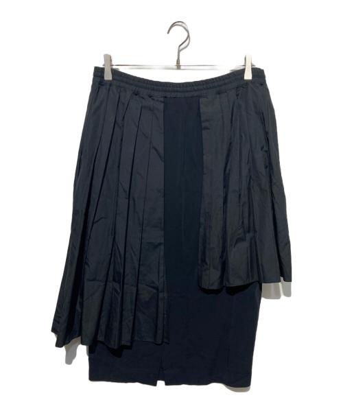 OFFWHITE（オフホワイト）OFFWHITE (オフホワイト) ドッキングスカート ブラック サイズ:Sの古着・服飾アイテム
