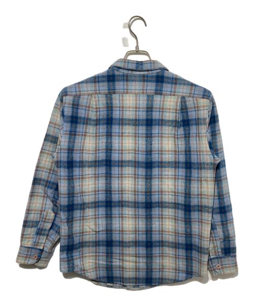 PENDLETON（ペンドルトン）PENDLETON (ペンドルトン) ボードシャツ グレー×ブルー サイズ:Lの古着・服飾アイテム