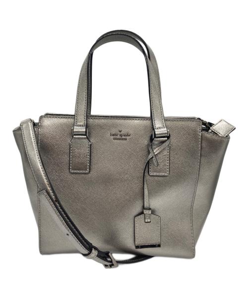 Kate Spade（ケイトスペード）Kate Spade (ケイトスペード) CAMERON STREET ハンドバッグ シルバーカラーの古着・服飾アイテム