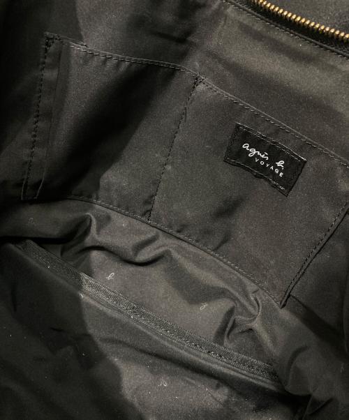 agnes b voyage（アニエスベーボヤージュ）agnes b voyage (アニエスベーボヤージュ) 舟形ナイロントートバッグ ブラックの古着・服飾アイテム