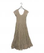 MARIHAマリハ）の古着「草原の虹ドレス」｜ベージュ