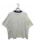 blurhms ROOTSTOCK (ブラームスルーツストック) JOURNAL STANDARD (ジャーナルスタンダード) 別注Cotton Rayon 88/12 Trim Tee ホワイト×グリーン サイズ:2：6000円