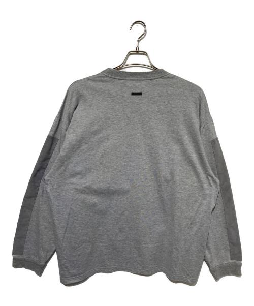 stein（シュタイン）stein (シュタイン) 切替ロングスリーブカットソー グレー サイズ:Ｍの古着・服飾アイテム
