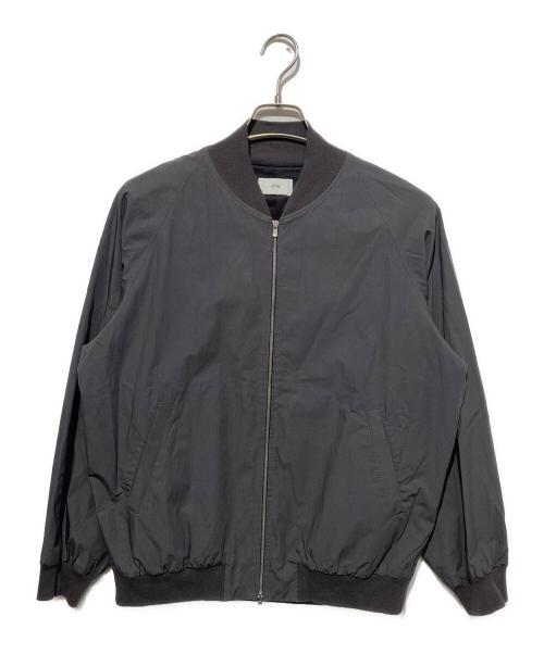 ATON（エイトン）ATON (エイトン) KYOTO TSURIZOME COTTON | FLIGHT JACKET グレー サイズ:02の古着・服飾アイテム