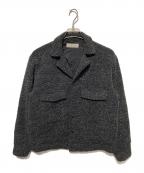 quattrocchi×International Gallery BEAMSクアトロッキ×インターナショナルギャラリービームス)）の古着「ウールナイロン カーリーボア ブルゾン」｜グレー