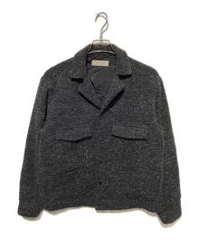 quattrocchi×International Gallery BEAMS（クアトロッキ×インターナショナルギャラリービームス)）の古着「ウールナイロン カーリーボア ブルゾン」｜グレー