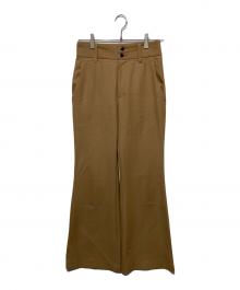 COLUMN（コラム）の古着「フレアパンツ」｜ベージュ