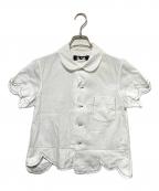 BLACK COMME des GARCONSブラックコムデギャルソン）の古着「丸襟シャツ」｜ホワイト