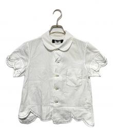 BLACK COMME des GARCONS（ブラックコムデギャルソン）の古着「丸襟シャツ」｜ホワイト