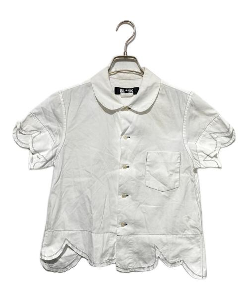 BLACK COMME des GARCONS（ブラックコムデギャルソン）BLACK COMME des GARCONS (ブラックコムデギャルソン) 丸襟シャツ ホワイト サイズ:Sの古着・服飾アイテム