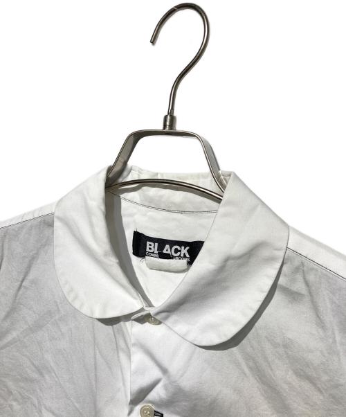 BLACK COMME des GARCONS（ブラックコムデギャルソン）BLACK COMME des GARCONS (ブラックコムデギャルソン) 丸襟シャツ ホワイト サイズ:Sの古着・服飾アイテム