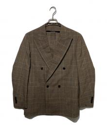 Pilgrim（ピルグリム）の古着「ウール ダブルブレステッド4Bジャケット FOX AIR」｜ベージュ