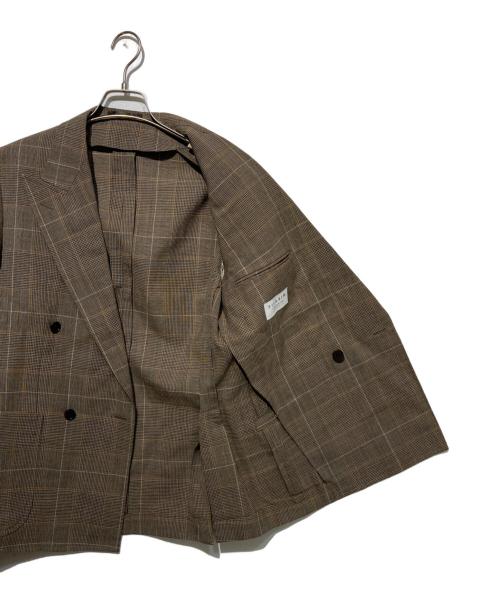 Pilgrim（ピルグリム）PILGRIM (ピルグリム) ウール ダブルブレステッド4Bジャケット FOX AIR ベージュ サイズ:46の古着・服飾アイテム