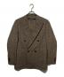 PILGRIM（ピルグリム）の古着「ウール ダブルブレステッド4Bジャケット FOX AIR」｜ベージュ