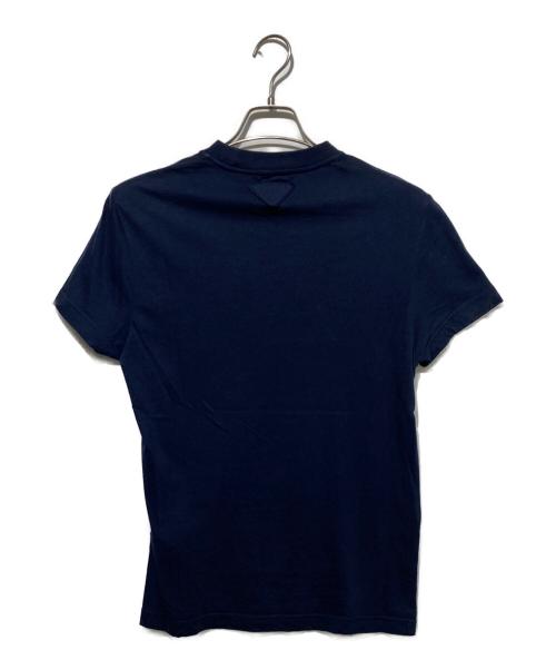 PRADA（プラダ）PRADA (プラダ) クルーネックTシャツ ネイビー サイズ:XSの古着・服飾アイテム