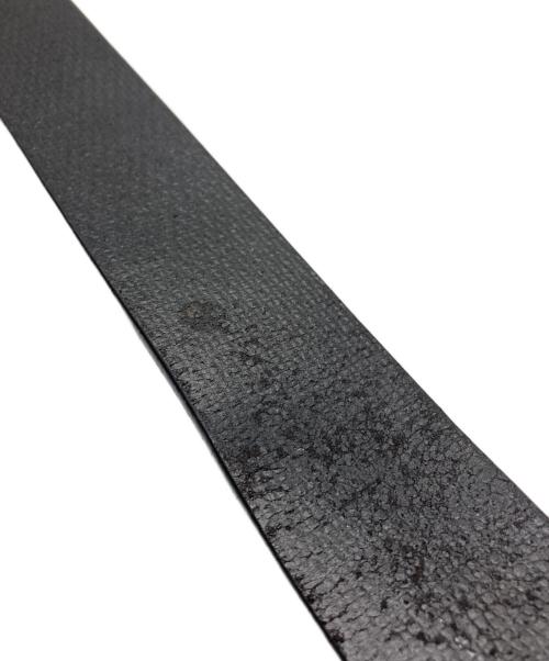 GUCCI（グッチ）GUCCI (グッチ) レザーベルト ブラックの古着・服飾アイテム