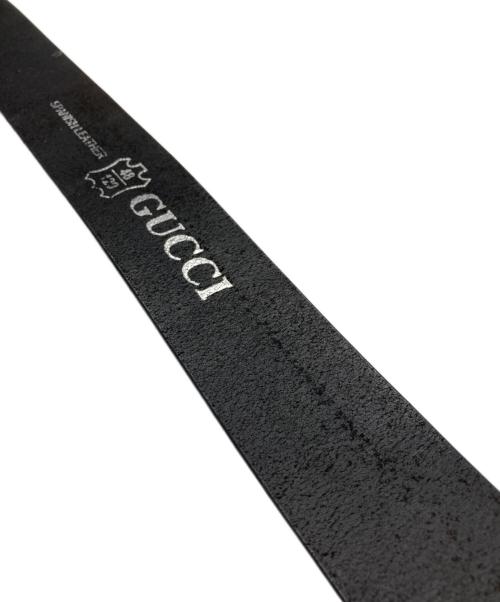 GUCCI（グッチ）GUCCI (グッチ) レザーベルト ブラックの古着・服飾アイテム