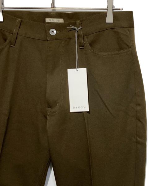 HEUGN（ユーゲン）HEUGN (ユーゲン) TROUSER095 ブラウン サイズ:3の古着・服飾アイテム