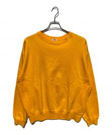 H BEAUTY&YOUTH（エイチ ビューティー&ユース）の古着「CLASSIC SWEAT CREW NECK PULLOVER」｜イエロー