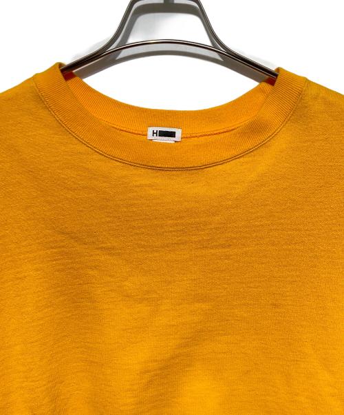 H BEAUTY&YOUTH（エイチ ビューティー&ユース）H BEAUTY&YOUTH (エイチ ビューティー&ユース) CLASSIC SWEAT CREW NECK PULLOVER イエロー サイズ:不明の古着・服飾アイテム
