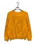 H BEAUTY&YOUTH（エイチ ビューティー&ユース）の古着「CLASSIC SWEAT CREW NECK PULLOVER」｜イエロー