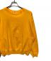 中古・古着 H BEAUTY&YOUTH (エイチ ビューティー&ユース) CLASSIC SWEAT CREW NECK PULLOVER イエロー サイズ:不明：5000円