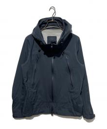 DESCENTE ALLTERRAIN（デザイント オルテライン）の古着「HARD SHELL JACKET CREAS」｜ネイビー