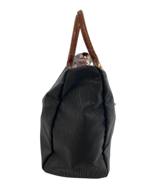 BALENCIAGA（バレンシアガ）BALENCIAGA (バレンシアガ) BBロゴハンドバッグ ブラックの古着・服飾アイテム