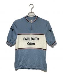PAUL SMITH（ポールスミス）の古着「サイクリングストライプ セーター」｜ブルー