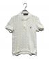 POLO RALPH LAUREN（ポロ・ラルフローレン）の古着「ケーブルニットポロシャツ」｜ホワイト