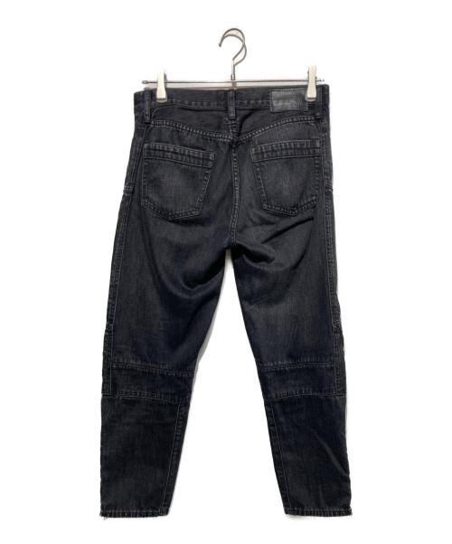 POLO RALPH LAUREN（ポロ・ラルフローレン）POLO RALPH LAUREN (ポロ・ラルフローレン) バイカーデニムパンツ ブラック サイズ:26の古着・服飾アイテム