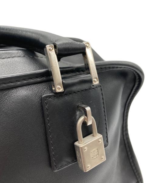 LOEWE（ロエベ）LOEWE (ロエベ) アマソナ28 ハンドバッグ ブラックの古着・服飾アイテム