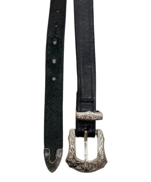 TORY LEATHER（トリーレザー）TORY LEATHER (トリーレザー) ベルト ブラック サイズ:28の古着・服飾アイテム