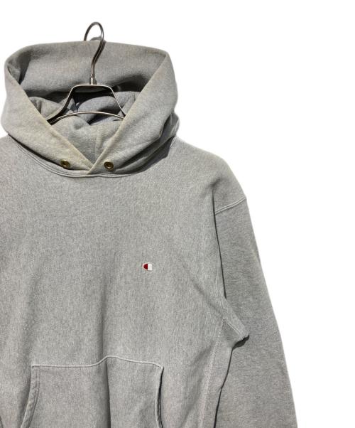 Champion REVERSE WEAVE（チャンピオン リバース ウィーブ）Champion REVERSE WEAVE (チャンピオン リバース ウィーブ) リバースウィーブパーカー グレー サイズ:Lの古着・服飾アイテム