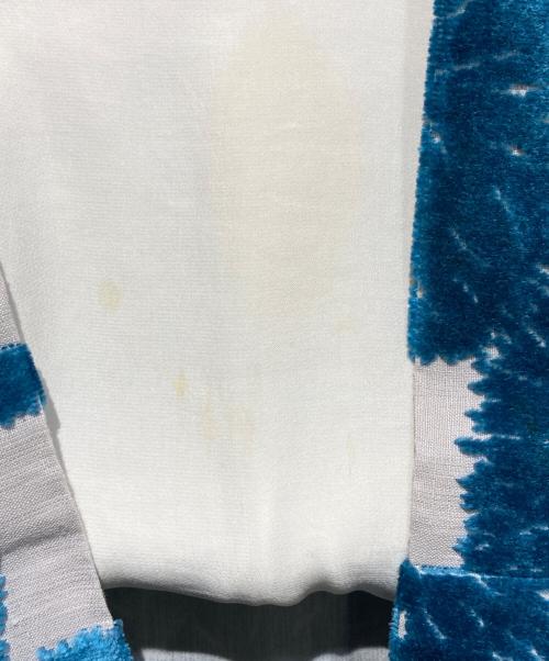 mina perhonen（ミナ ペルホネン）mina perhonen (ミナ ペルホネン) sand flower 総柄ワンピース ブルー サイズ:38の古着・服飾アイテム