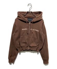 MARC JACOBS（マークジェイコブス）の古着「クロップドジップフーディー」｜ブラウン
