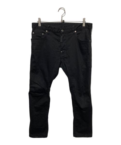 DSQUARED2（ディースクエアード）DSQUARED2 (ディースクエアード) BLACK BULL TIDY BIKER DENIM ブラック サイズ:48の古着・服飾アイテム