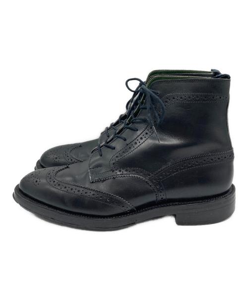 Tricker's（トリッカーズ）Tricker's (トリッカーズ) ウイングチップカントリーブーツ ブラック サイズ:5.5の古着・服飾アイテム