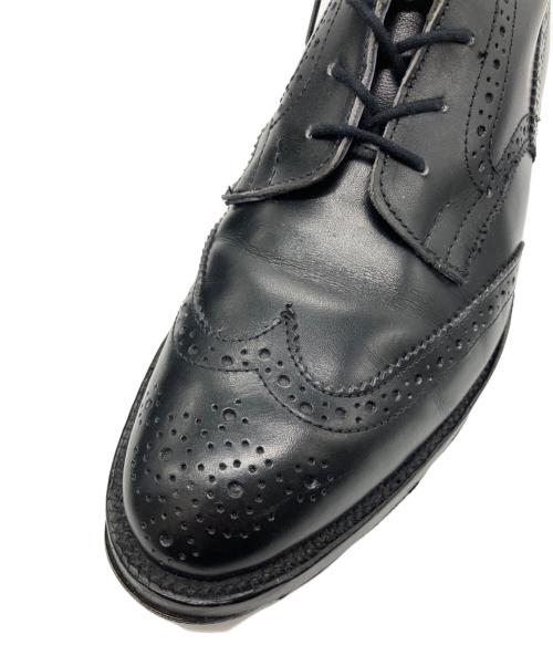 Tricker's（トリッカーズ）Tricker's (トリッカーズ) ウイングチップカントリーブーツ ブラック サイズ:5.5の古着・服飾アイテム