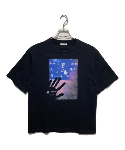 HERALBONY（ヘラルボニー）HERALBONY (ヘラルボニー) Naoto Iguchi プリントTシャツ ブラック サイズ:Mの古着・服飾アイテム