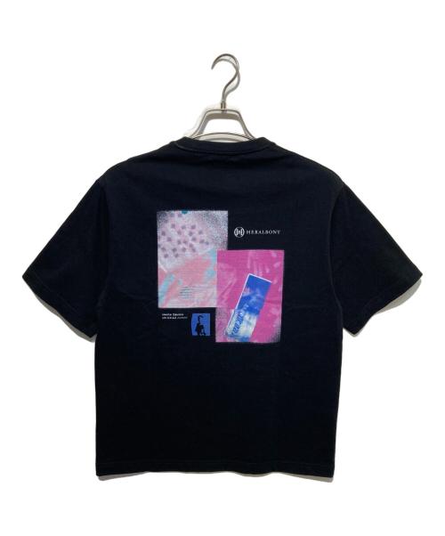 HERALBONY（ヘラルボニー）HERALBONY (ヘラルボニー) Naoto Iguchi プリントTシャツ ブラック サイズ:Mの古着・服飾アイテム
