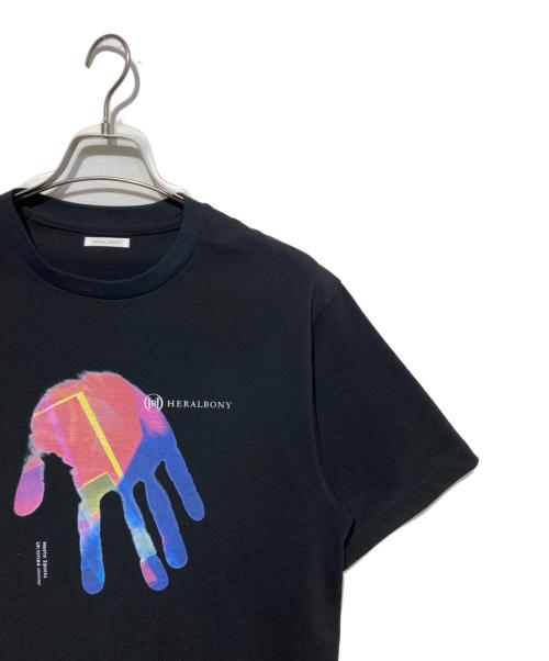 HERALBONY（ヘラルボニー）HERALBONY (ヘラルボニー) Naoto Iguchi プリントTシャツ ブラック サイズ:Mの古着・服飾アイテム